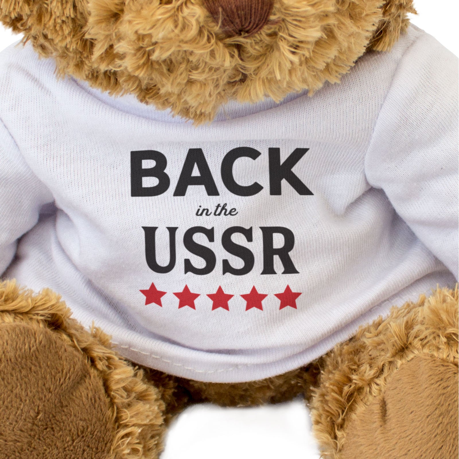 BACK IN THE USSR - Teddy Bear - Cute - Funny Soviet Union Souvenir Gift Present