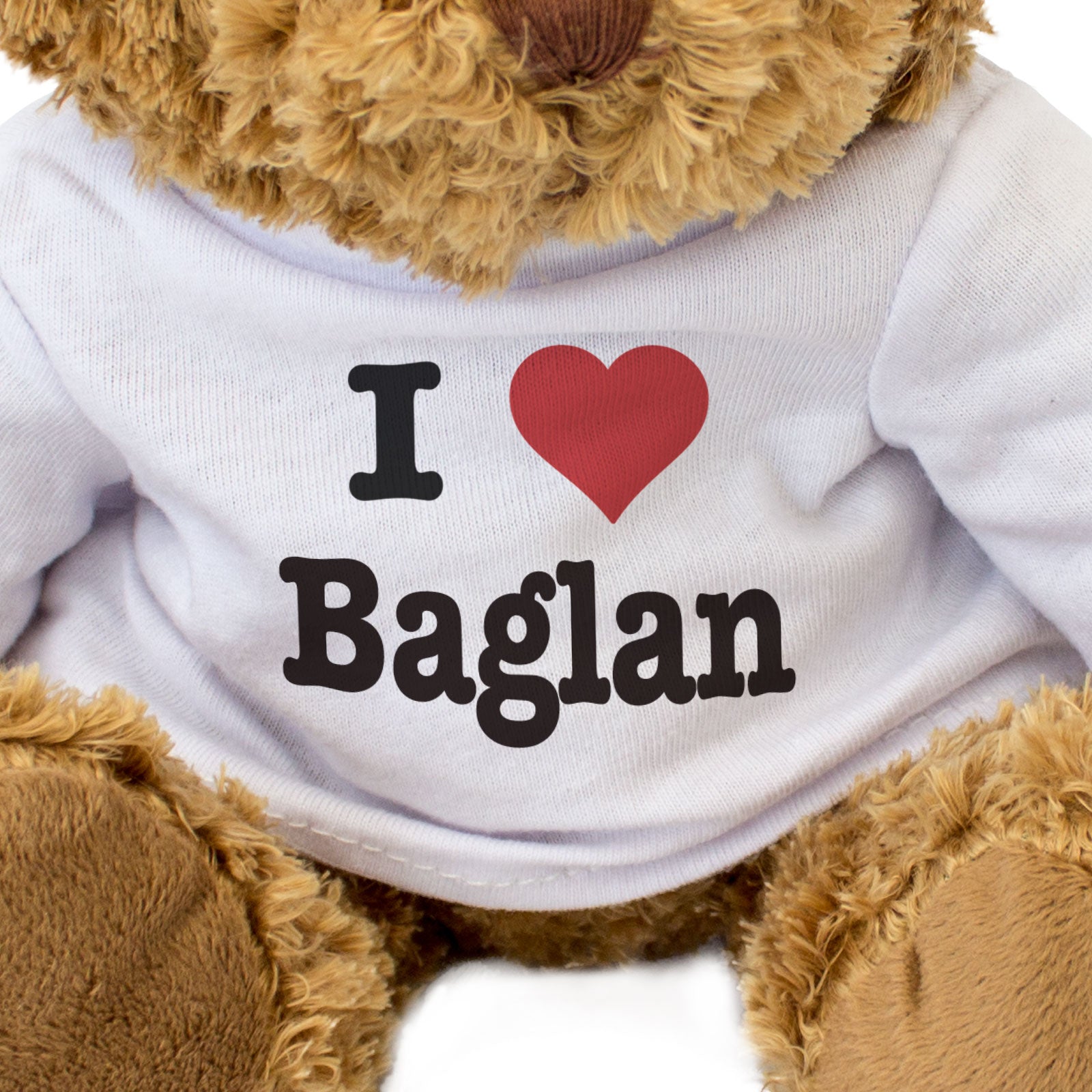 I LOVE BAGLAN - Teddy Bear - Cute Cuddly Soft - Funny Wales Gift Present