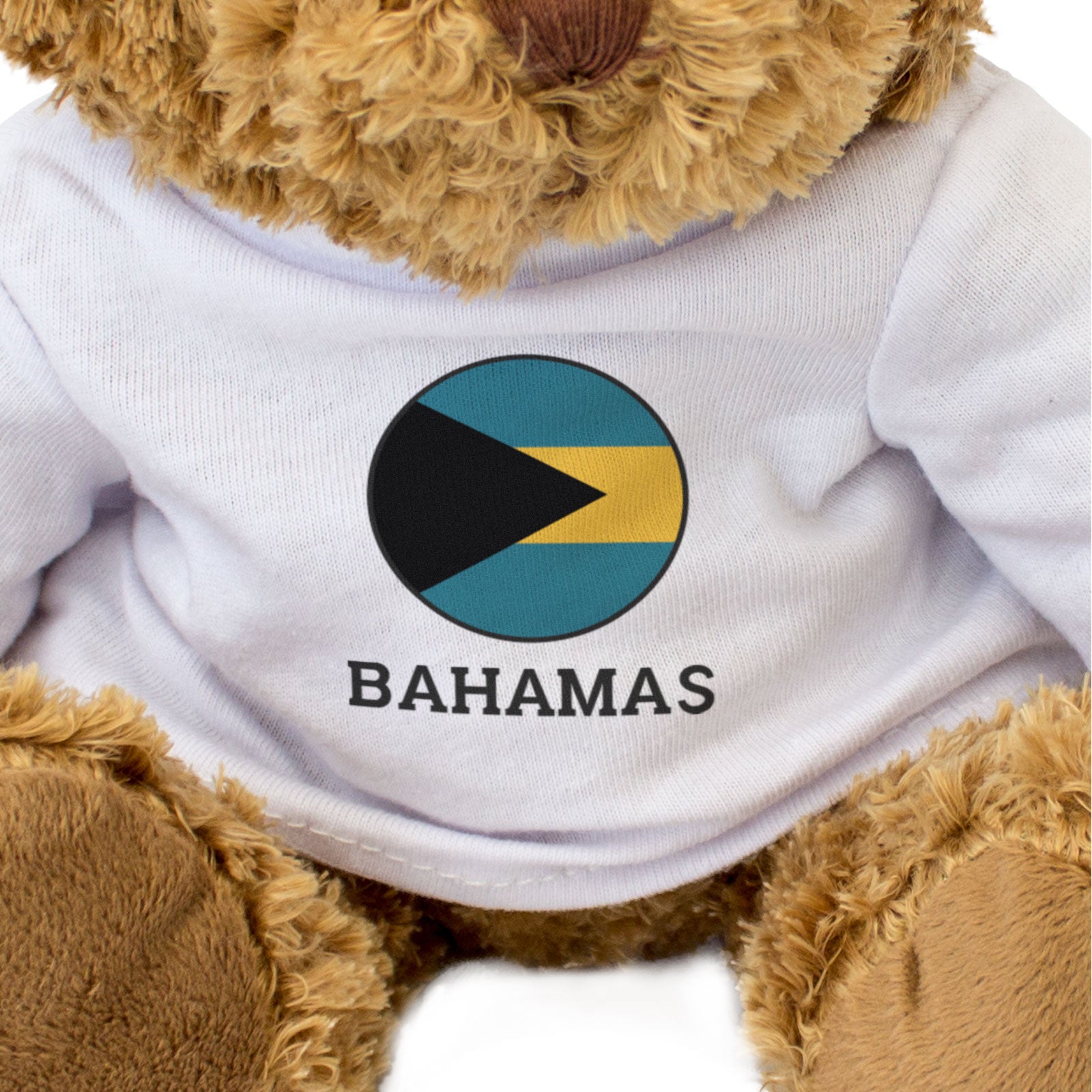 BAHAMAS FLAG ROUNDEL - Teddy Bear - Cute Cuddly Soft - Bahamian Gift Present