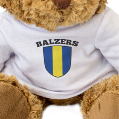 BALZERS FLAG - Teddy Bear - Cute Cuddly Soft - Liechtenstein Gift Present