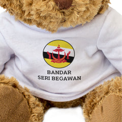 BANDAR SERI BEGAWAN (BRUNEI FLAG ROUNDEL) - Teddy Bear - Souvenir Gift Present