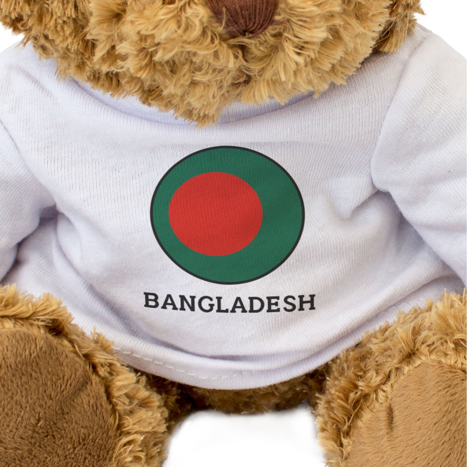 BANGLADESH FLAG ROUNDEL - Teddy Bear - Cute Cuddly Soft - Gift Present