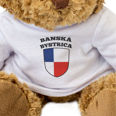 BANSKA BYSTRICÁ REGION FLAG - Teddy Bear - Cute Cuddly - Slovakia Gift Present