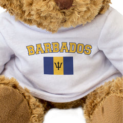 BARBADOS + FLAG - Teddy Bear - Cute Cuddly Soft - Funny Souvenir Gift Present