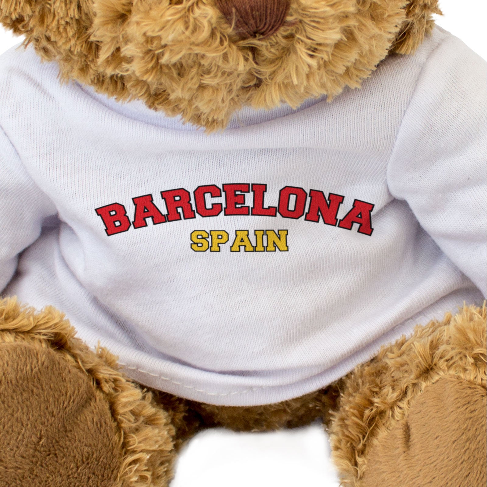 BARCELONA, SPAIN - Teddy Bear - Cute Cuddly Soft Adorable - Spanish Gift Present