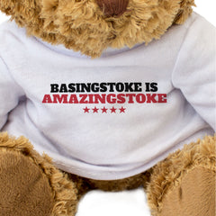 BASINGSTOKE IS AMAZINGSTOKE - Teddy Bear - Cute Cuddly - Funny Gift Present