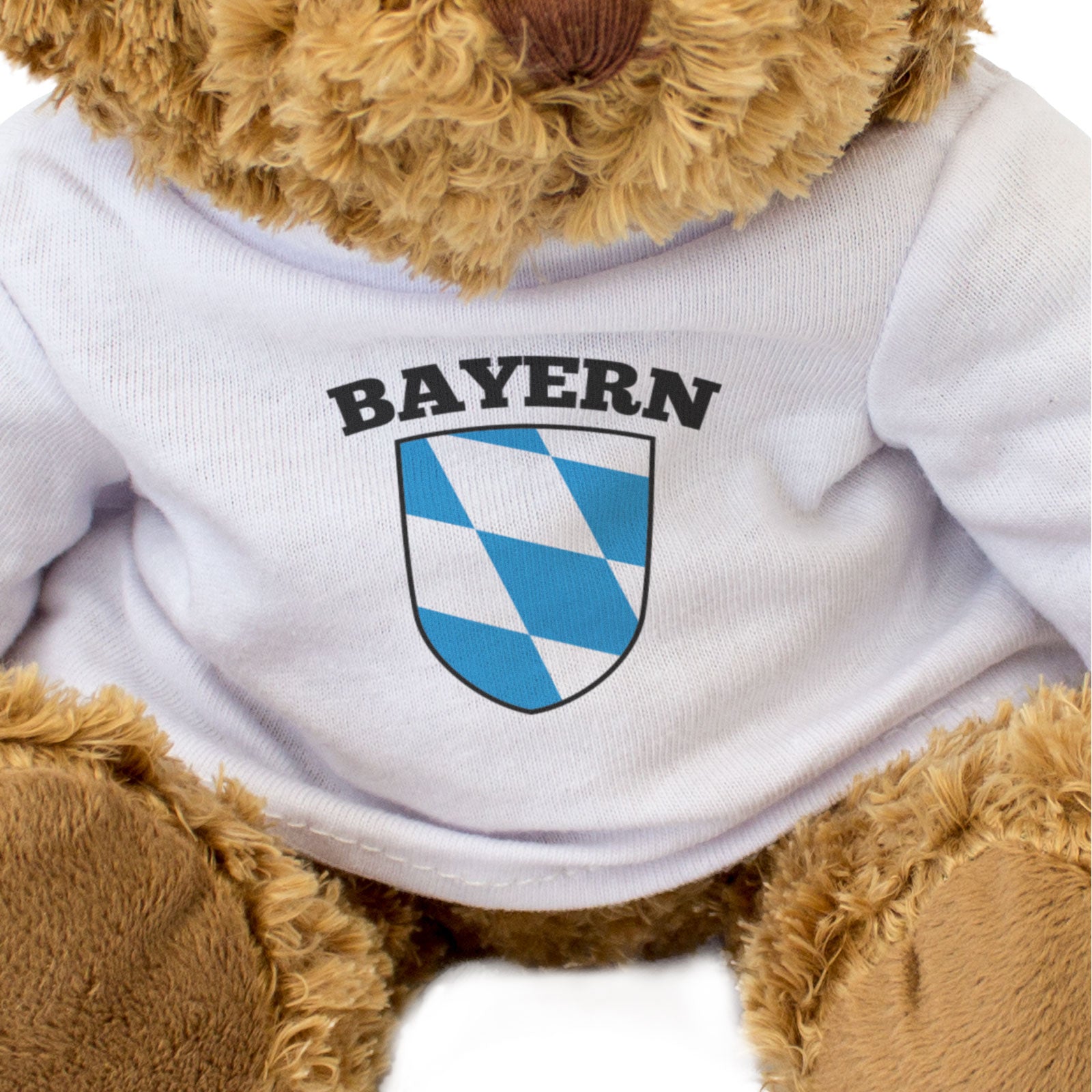 BAYERN FLAG (LOZENGE) - Teddy Bear - Cute Cuddly - Bavaria Germany Gift Present
