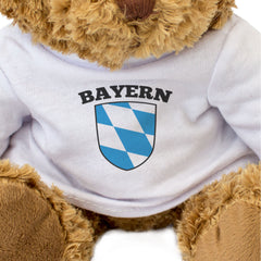 BAYERN FLAG (LOZENGE) - Teddy Bear - Cute Cuddly - Bavaria Germany Gift Present