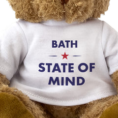 Bath State of Mind teddy bear - close-up view