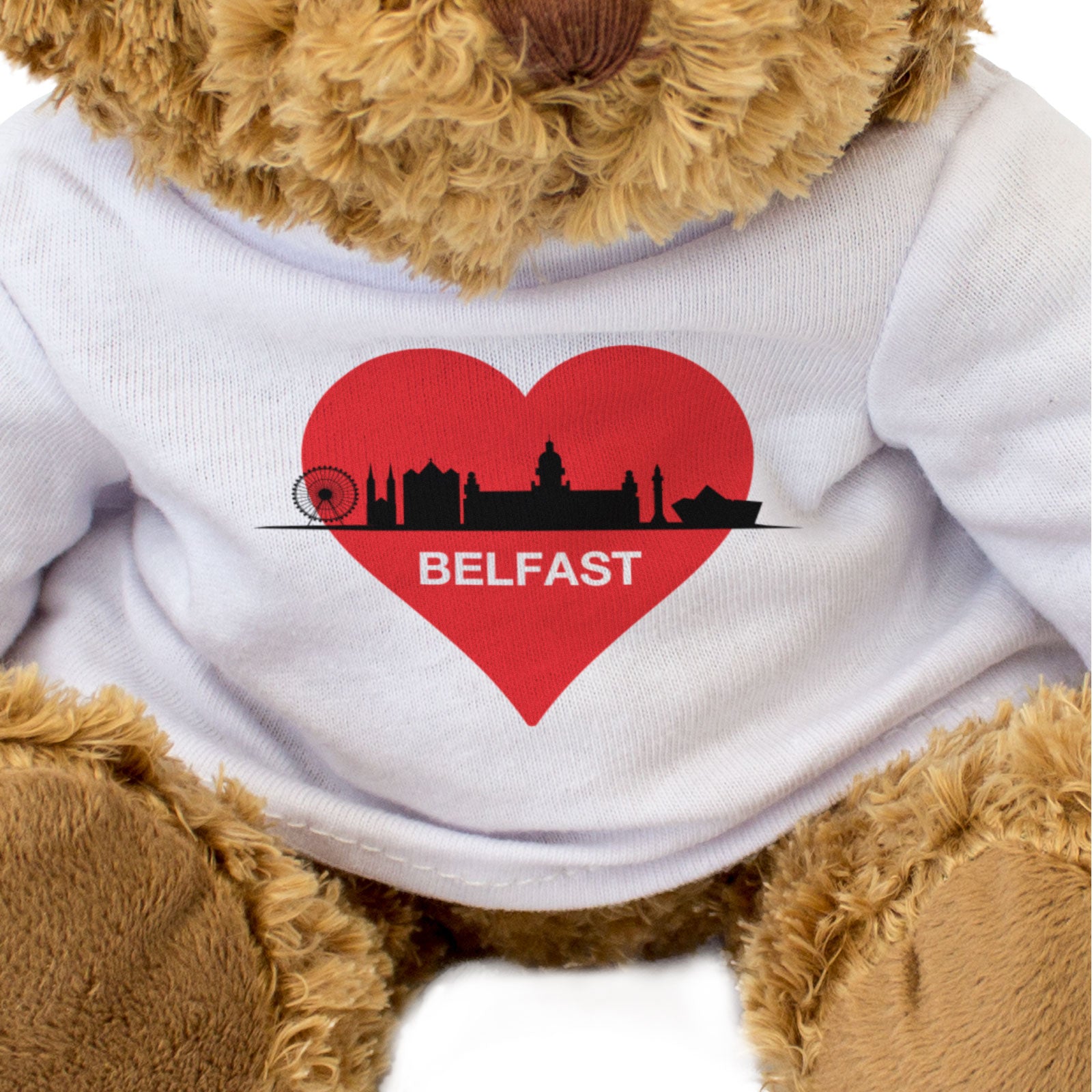 BELFAST SKYLINE - Teddy Bear - Cute - Northern Ireland - Souvenir Gift Present