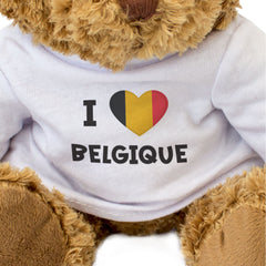 I Love Belgique Flag - Teddy Bear - Belgium Fan Gift Present