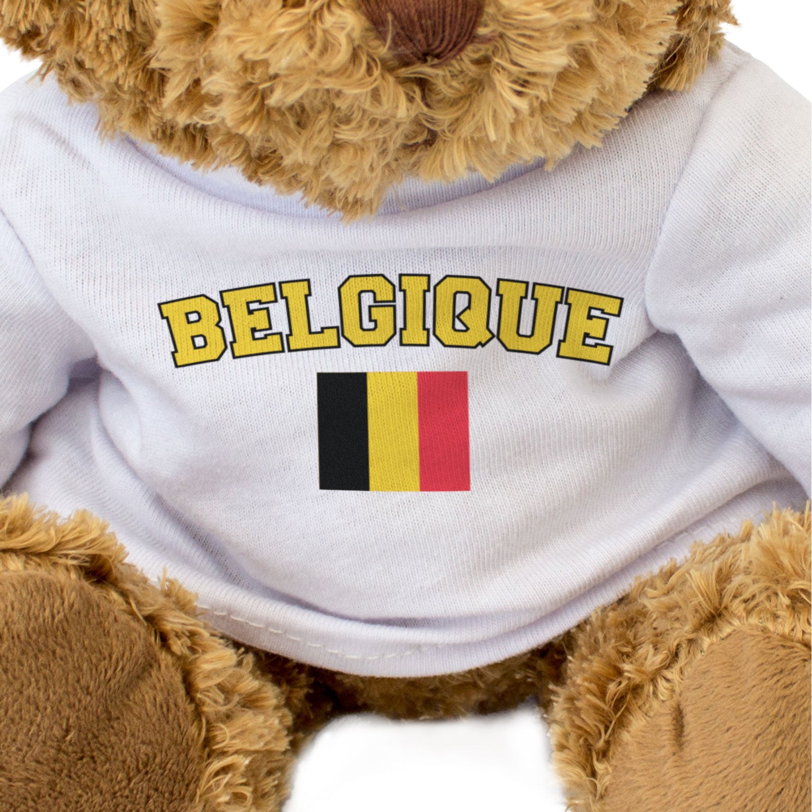 BELGIQUE + FLAG - Teddy Bear - Cute Funny Soft - Belgium Souvenir Gift Present