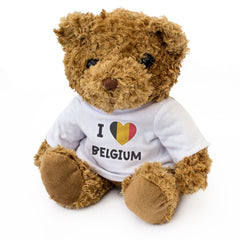 I Love Belgium Flag - Teddy Bear