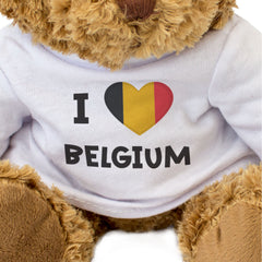 I Love Belgium Flag - Teddy Bear