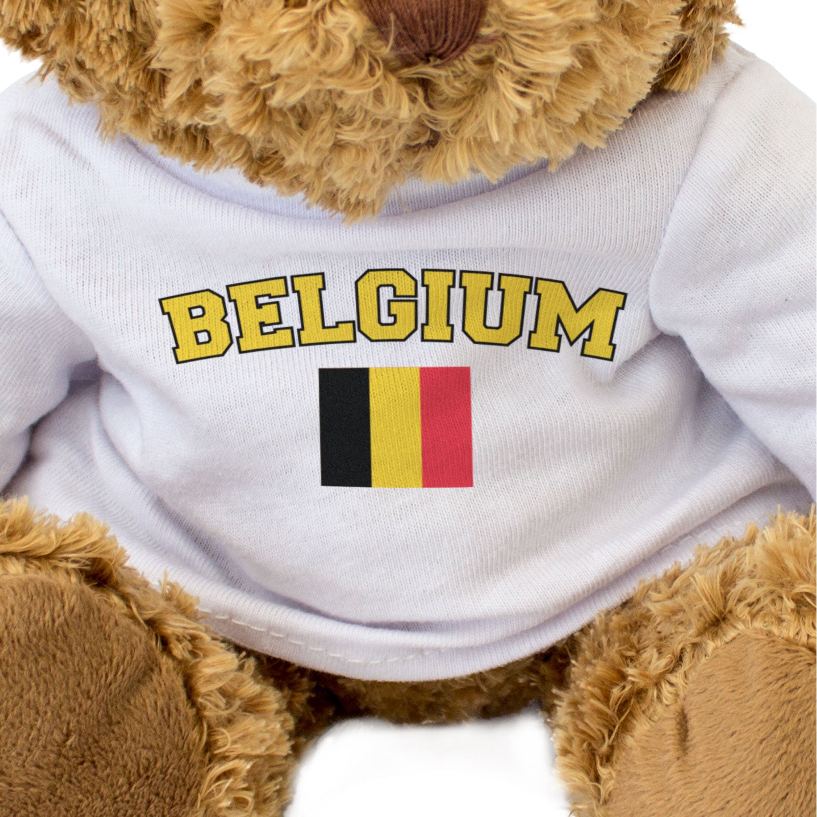 BELGIUM + FLAG - Teddy Bear - Cute Funny Soft - Belgian Souvenir Gift Present