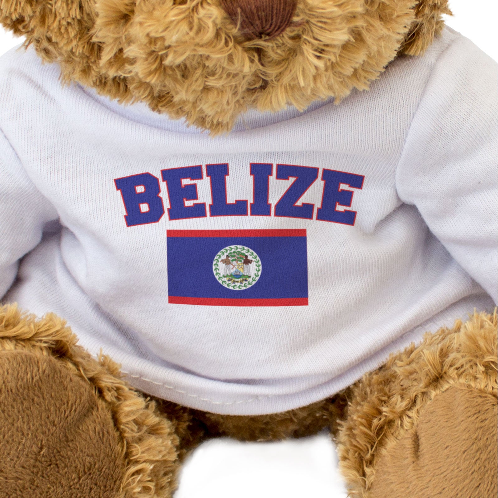 BELIZE + FLAG - Teddy Bear - Cute Cuddly Soft - Funny Souvenir Gift Present
