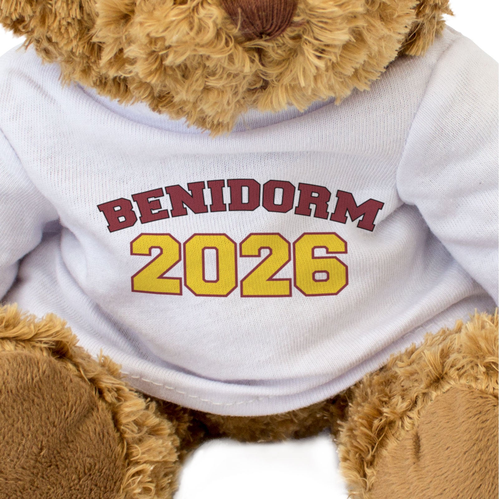 BENIDORM 2026 - Teddy Bear - Cute Cuddly Soft - Funny Spain Holiday Gift Present