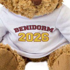 BENIDORM 2026 - Teddy Bear - Cute Cuddly Soft - Funny Spain Holiday Gift Present