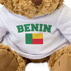 BENIN + FLAG - Teddy Bear - Cute Cuddly Soft - Funny Souvenir Gift Present