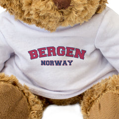 BERGEN, NORWAY - Teddy Bear - Cute Cuddly Soft Adorable - Norwegian Gift Present
