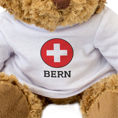 BERN (SWITZERLAND FLAG ROUNDEL) - Teddy Bear - Cute Funny Souvenir Gift Present