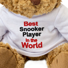 BEST SNOOKER PLAYER IN THE WORLD - Teddy Bear - Cute - Funny Gift Present