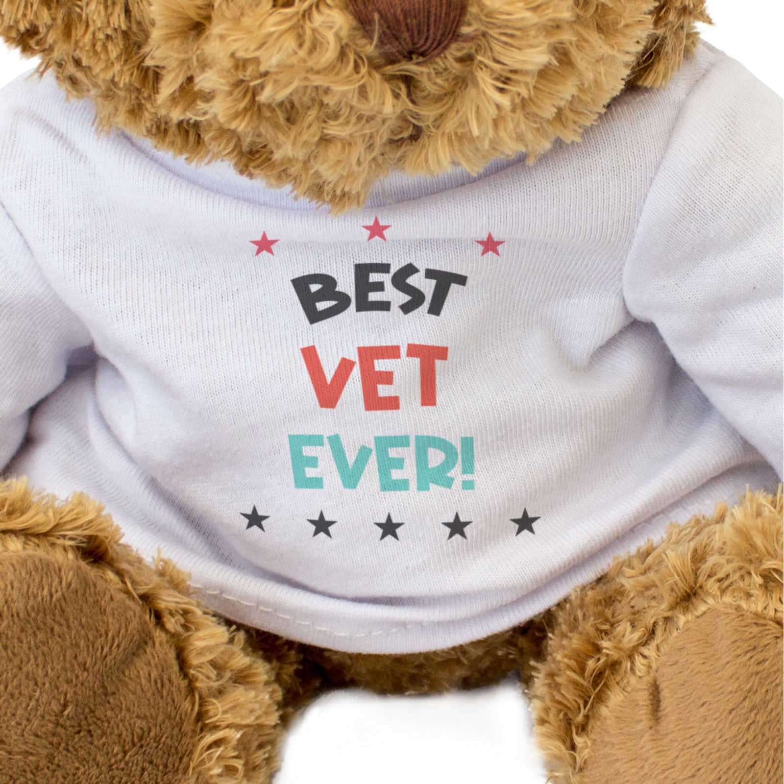 BEST VET EVER! - Teddy Bear - Cute Funny Soft Adorable - Gift Present