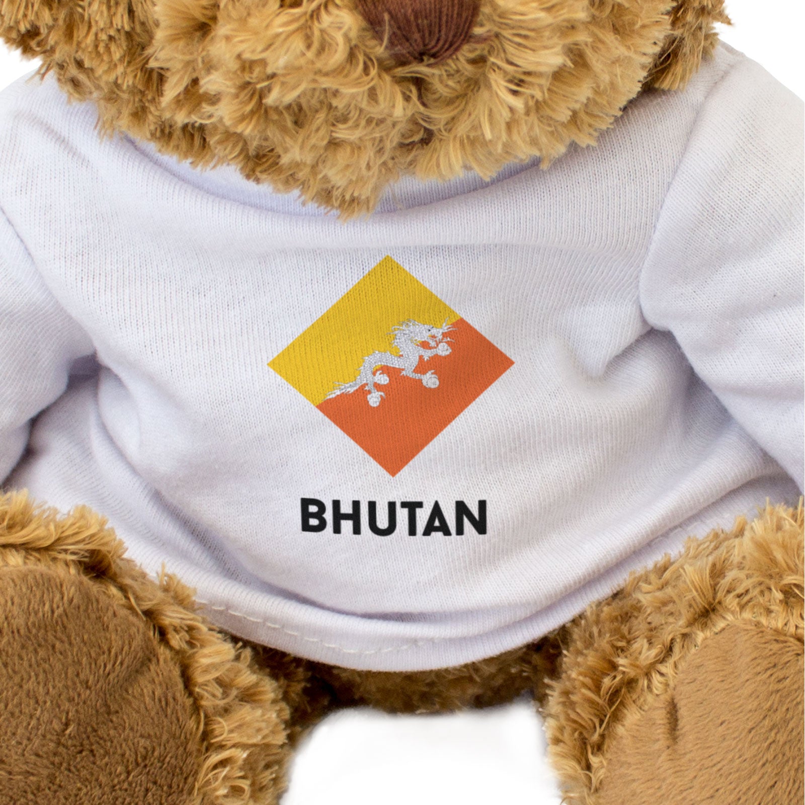 BHUTAN FLAG DIAMOND - Teddy Bear - Cute Soft Funny Souvenir Gift Present