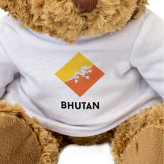 BHUTAN FLAG DIAMOND - Teddy Bear - Cute Soft Funny Souvenir Gift Present