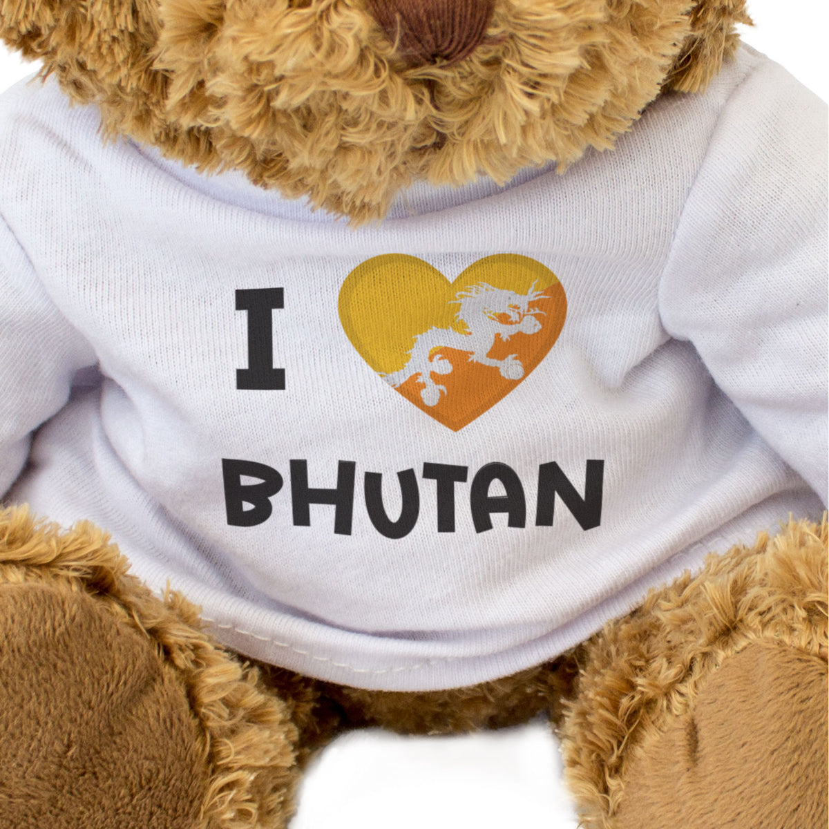 I Love Bhutan Flag - Teddy Bear