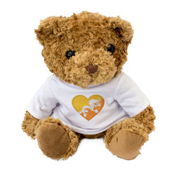 BHUTAN FLAG HEART - Teddy Bear - Cute Cuddly Soft - Bhutanese Gift Present