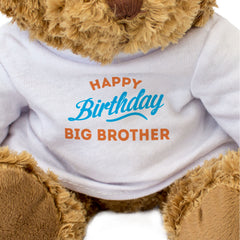 HAPPY BIRTHDAY BIG BROTHER - Teddy Bear - Cute Cuddly Soft - Funny Gift Present