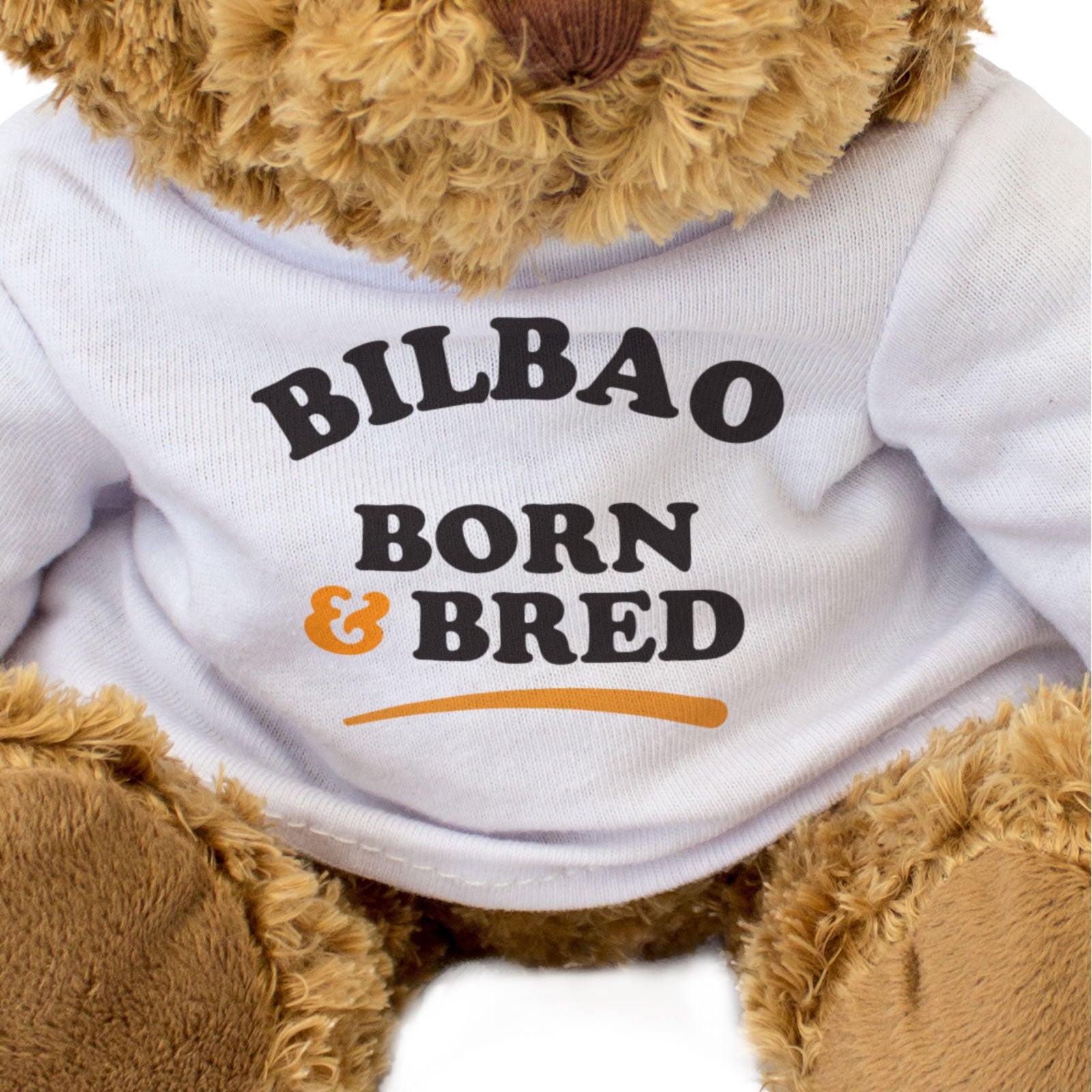 BILBAO BORN & BRED - Teddy Bear - Cute - Funny Basque Spanish Gift Present
