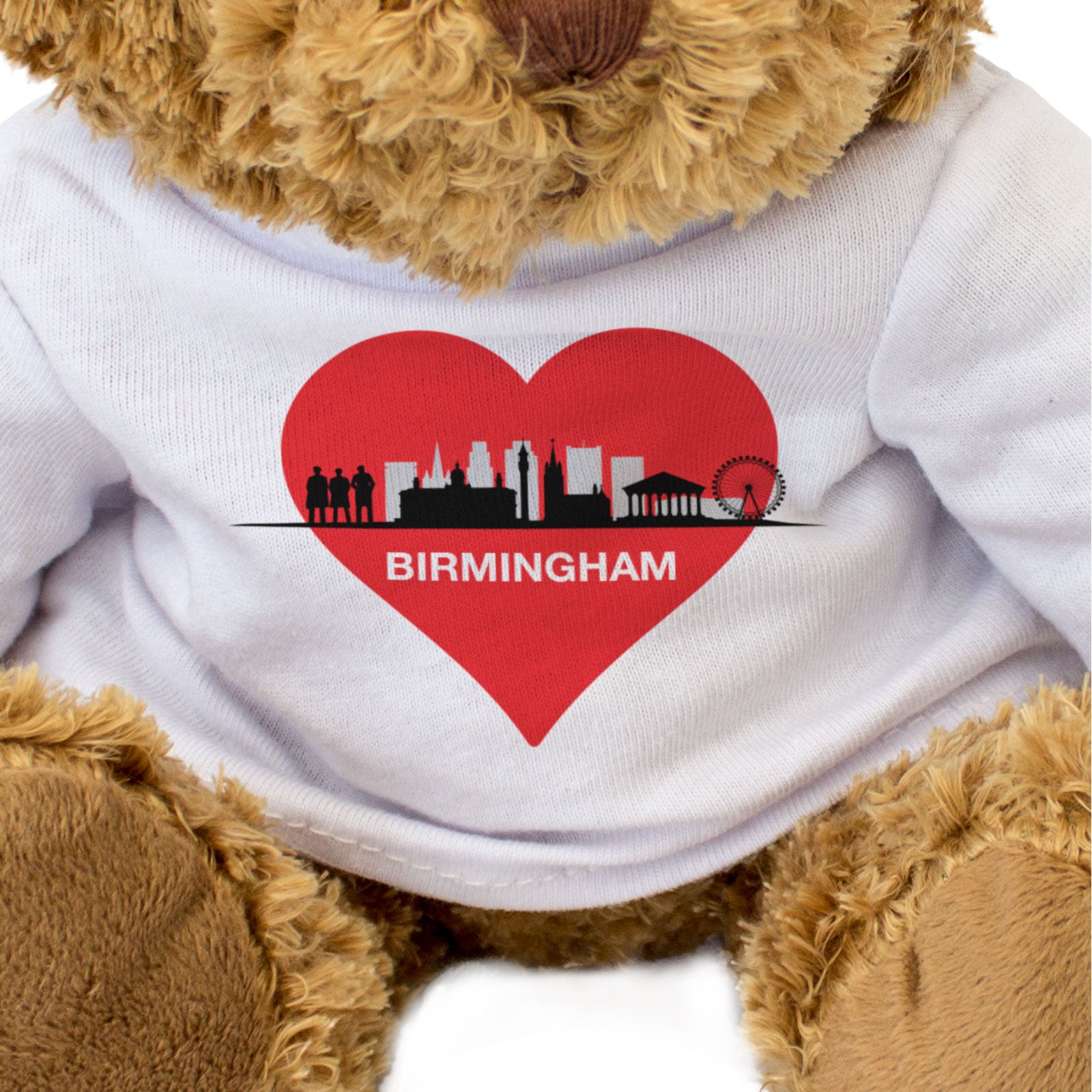 BIRMINGHAM SKYLINE - Teddy Bear - Cute Cuddly Soft - Souvenir Gift Present