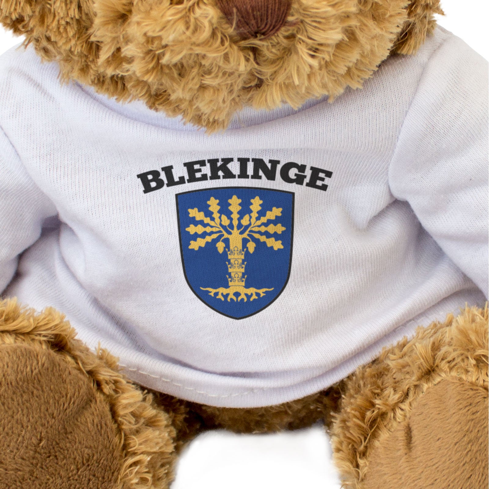BLEKINGE FLAG - Teddy Bear - Cute Cuddly Soft Adorable - Sweden Gift Present
