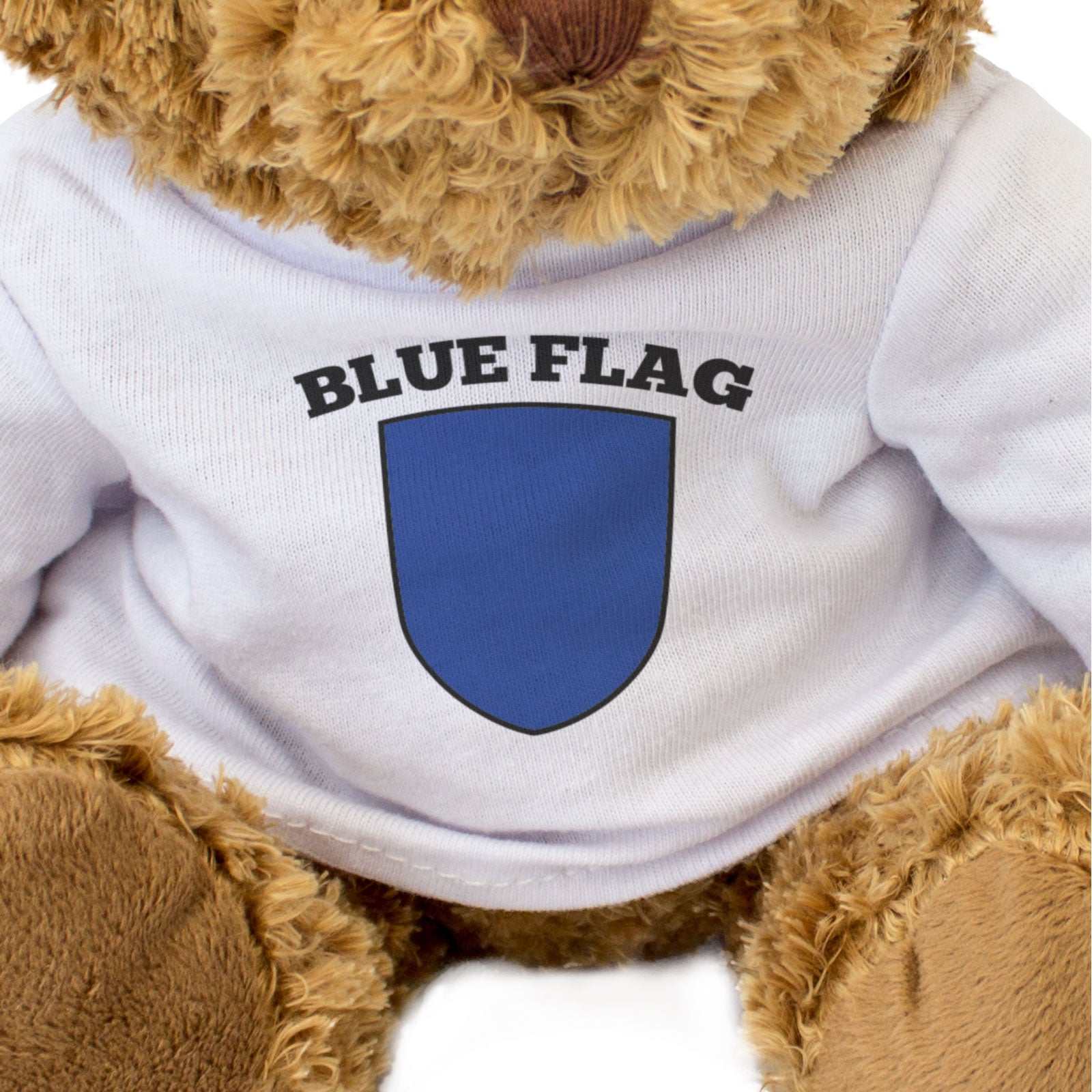 BLUE FLAG - Teddy Bear - Cute Cuddly Soft Adorable - Motorsport Gift Present
