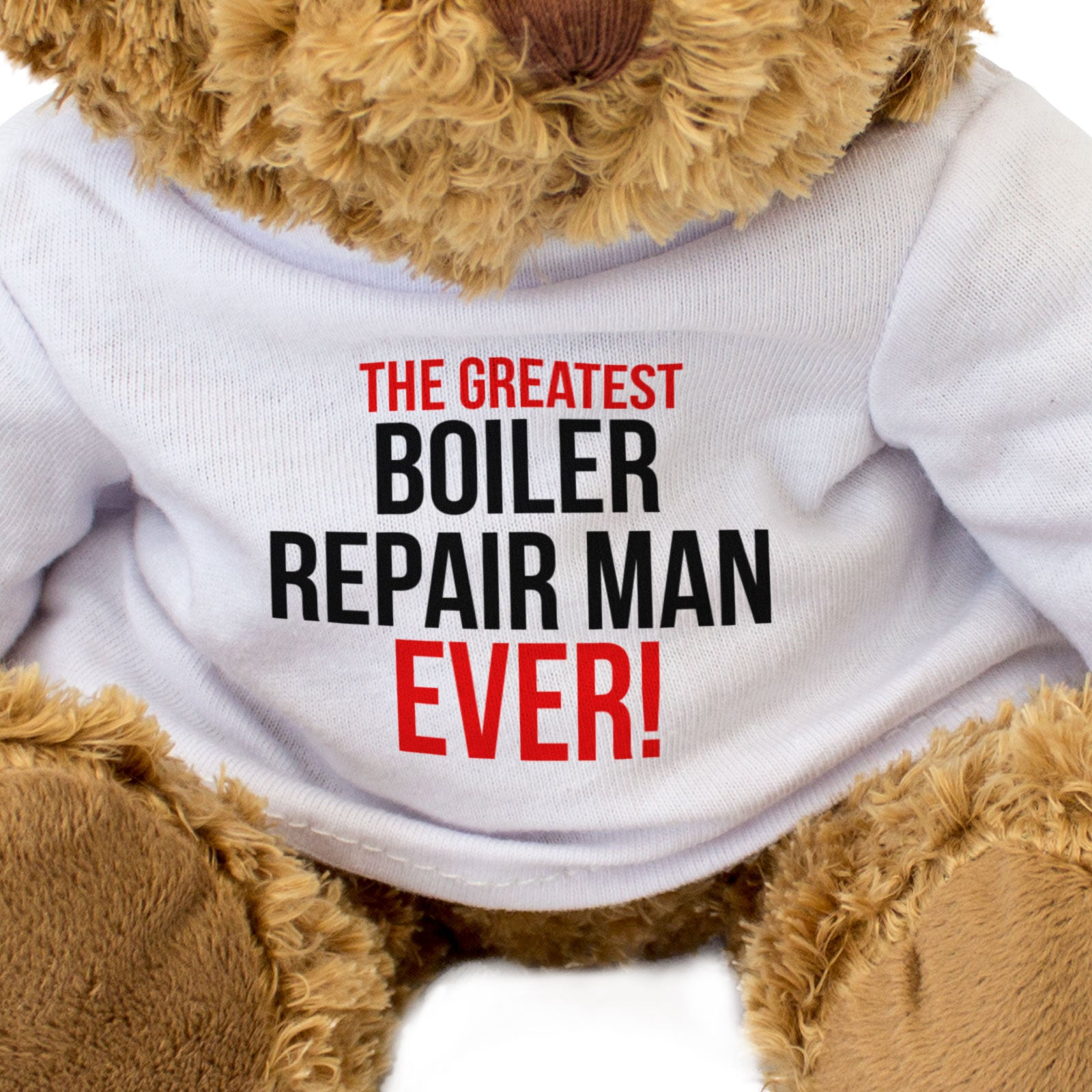 THE GREATEST BOILER REPAIR MAN EVER - Teddy Bear - Cute Cuddly - Gift Present