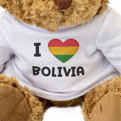 I Love Bolivia Flag - Teddy Bear