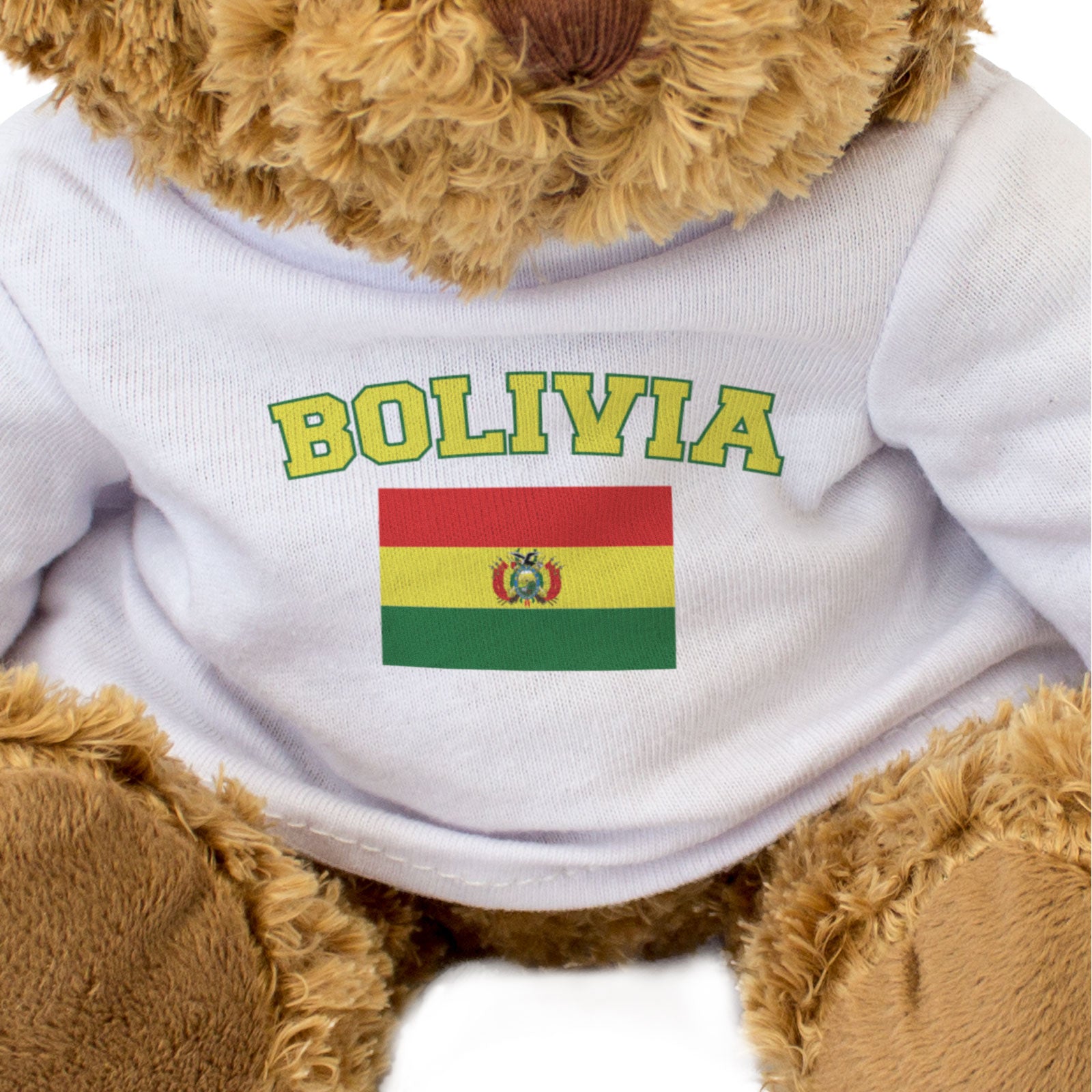 BOLIVIA + FLAG - Teddy Bear - Cute Soft - Funny Bolivian Souvenir Gift Present