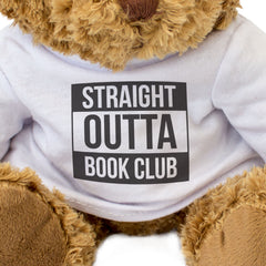 STRAIGHT OUTTA BOOK CLUB - Teddy Bear - Cute Funny - Gift Present - Image 3