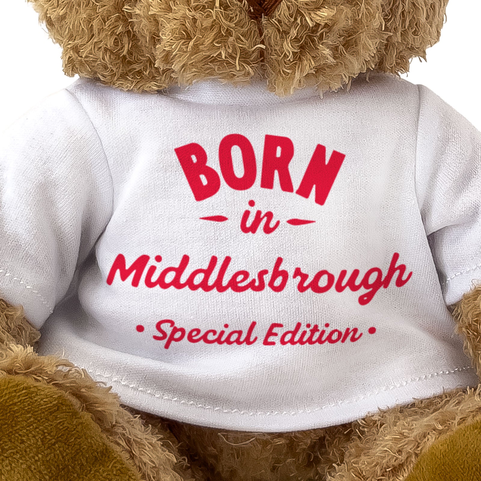 BORN IN MIDDLESBROUGH (SPECIAL EDITION) - Teddy Bear - Cute - Gift Present