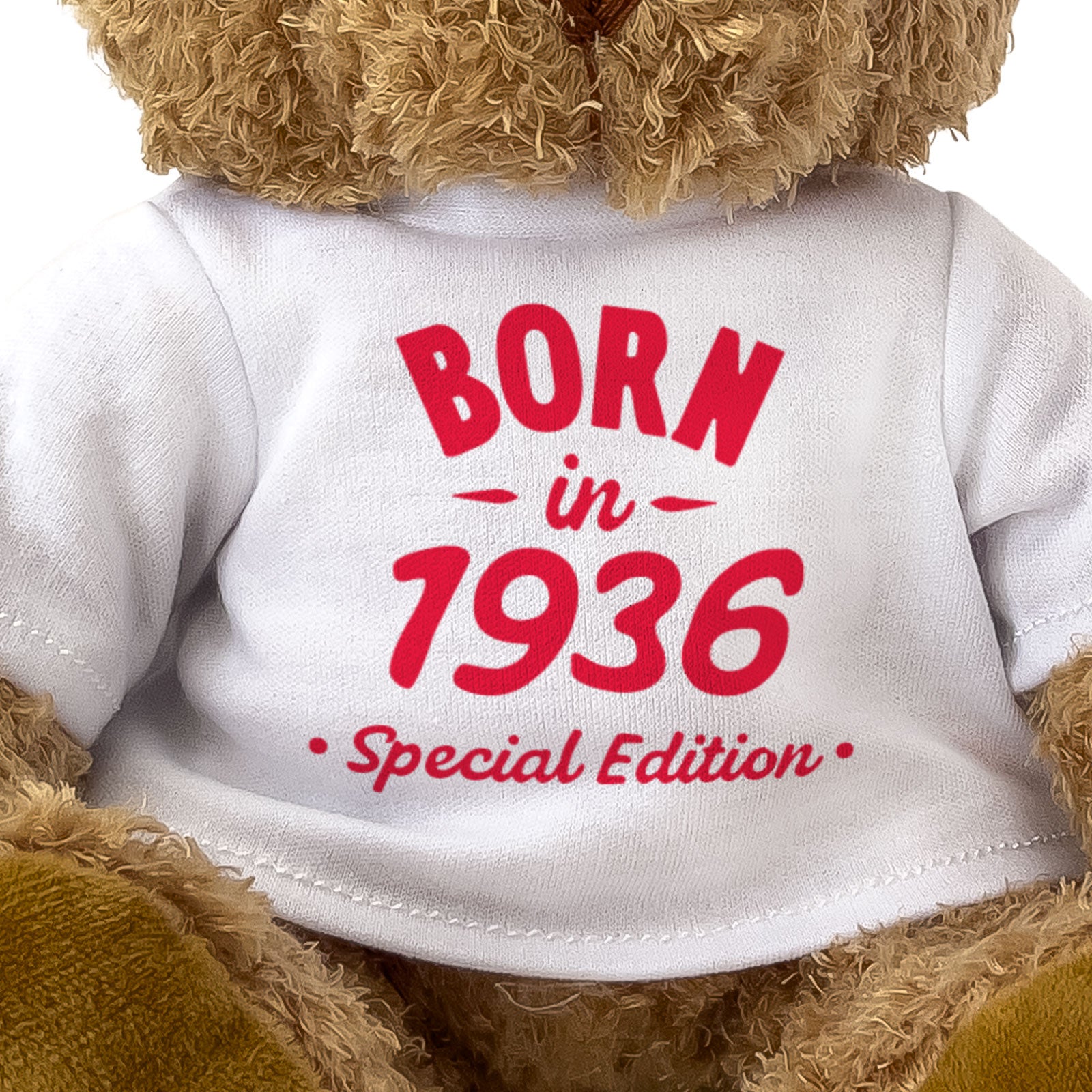 BORN IN 1936 (SPECIAL EDITION) - Teddy Bear - Cute Funny - Birthday Gift Present
