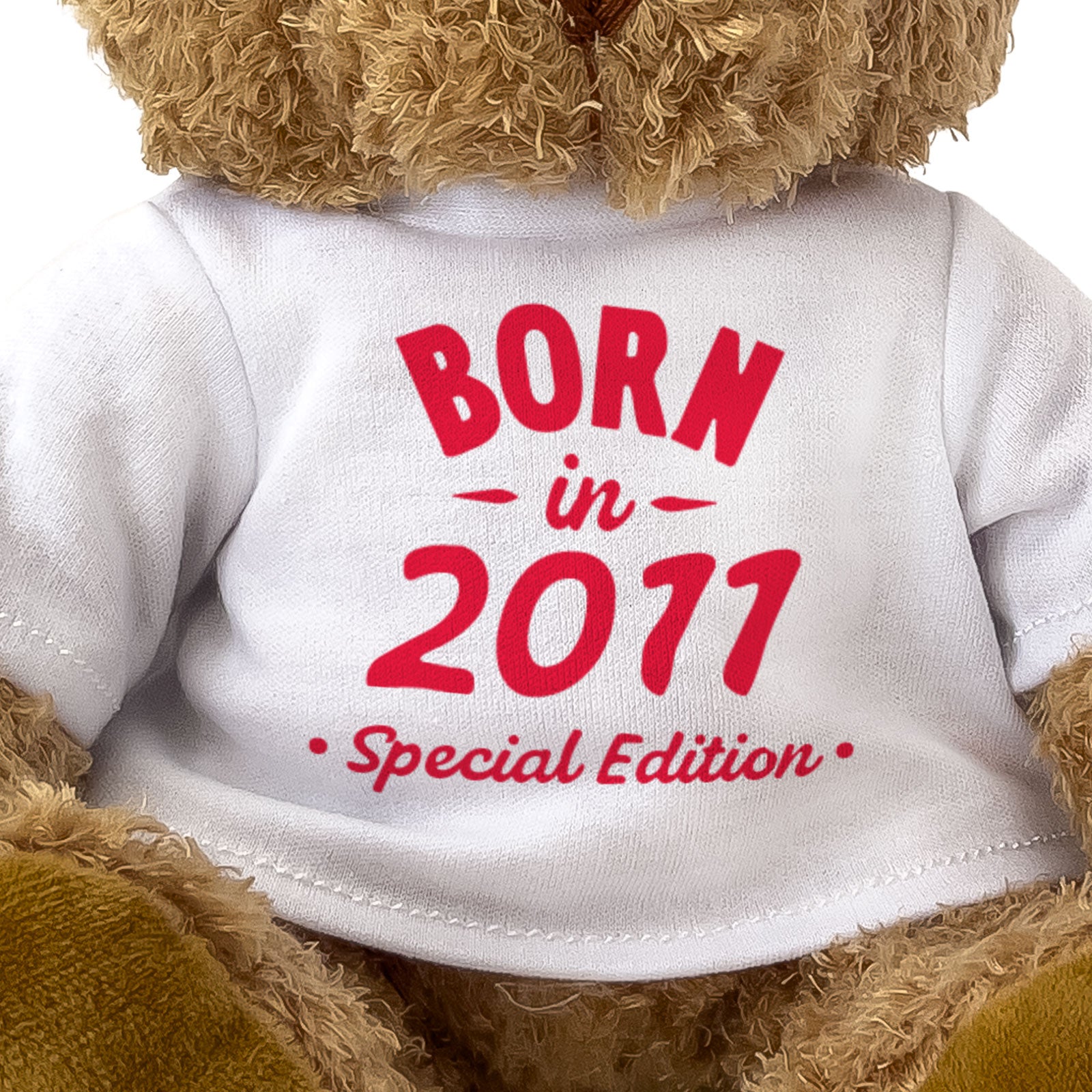 BORN IN 2011 (SPECIAL EDITION) - Teddy Bear - Cute Funny - Birthday Gift Present