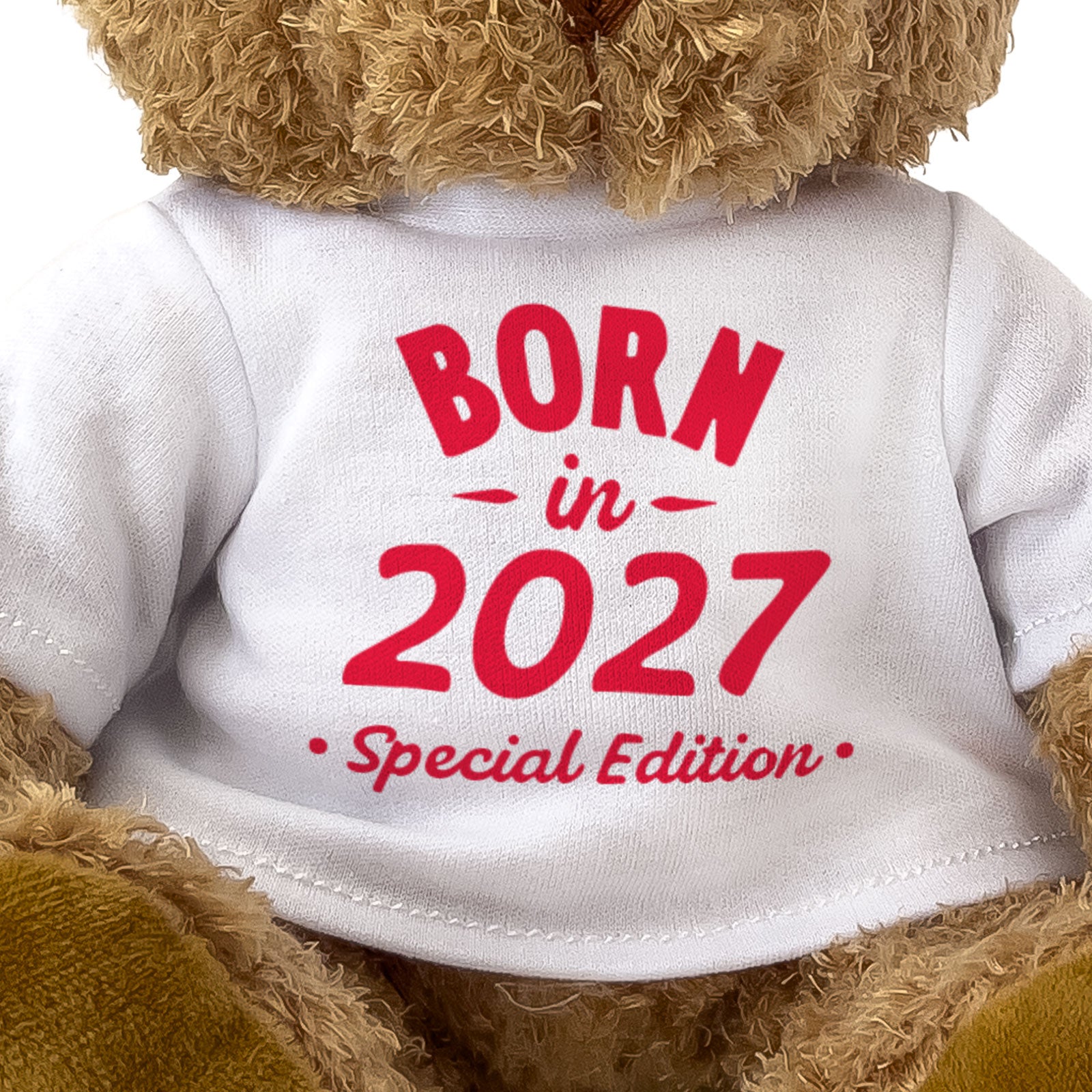 BORN IN 2027 (SPECIAL EDITION) - Teddy Bear - Cute Funny - Birthday Gift Present