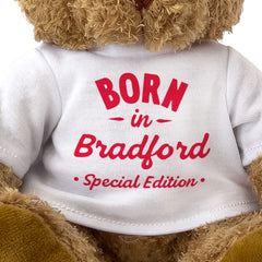 BORN IN BRADFORD (SPECIAL EDITION) - Teddy Bear - Cute Cuddly - Gift Present
