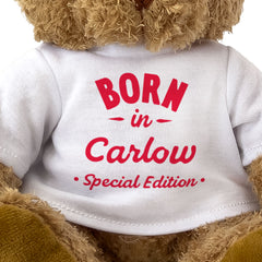 BORN IN CARLOW (SPECIAL EDITION) - Teddy Bear - Cute - Ireland Gift Present