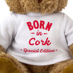 BORN IN CORK (SPECIAL EDITION) - Teddy Bear - Cute - Ireland Gift Present