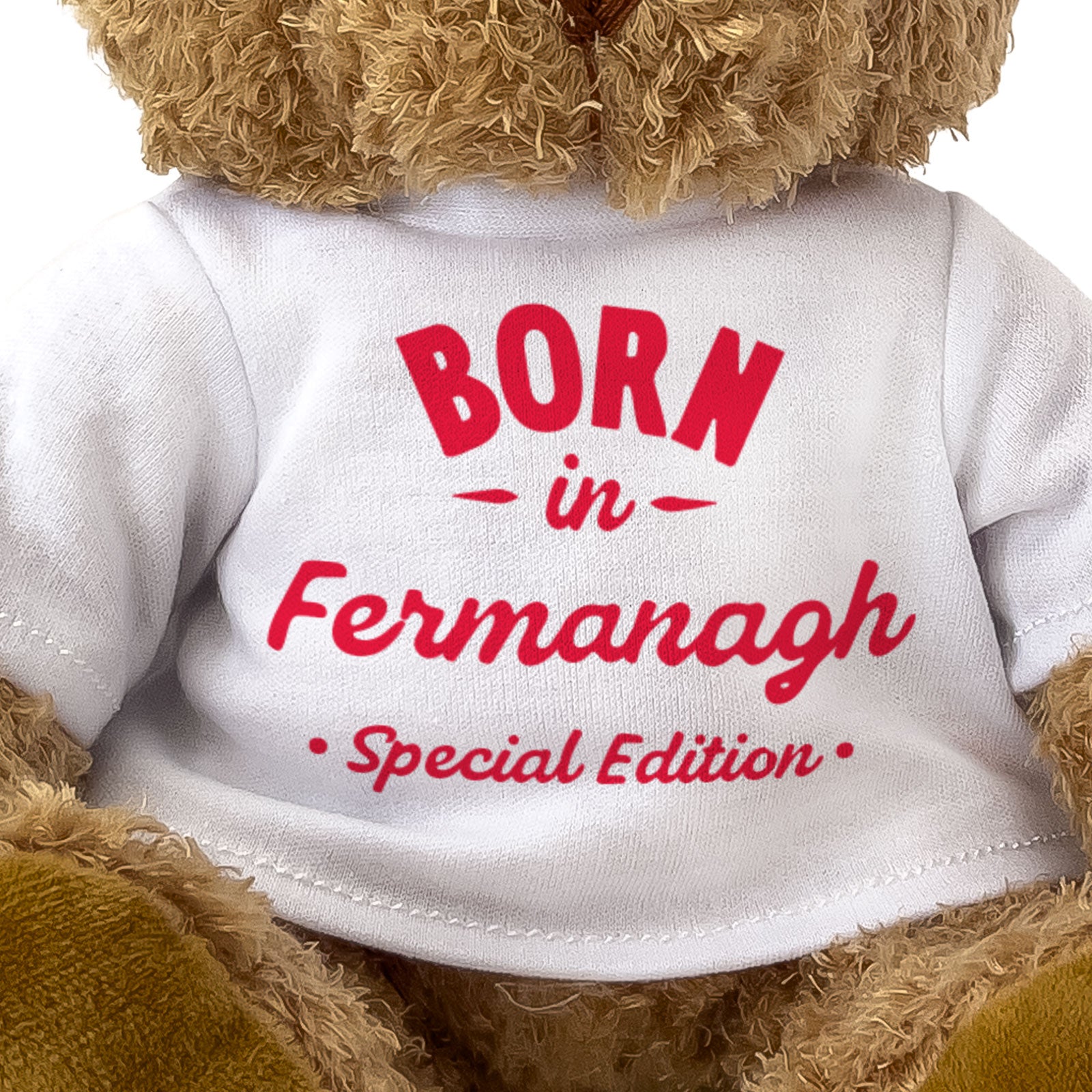 BORN IN FERMANAGH (SPECIAL EDITION) - Teddy Bear - Cute - Ireland Gift Present