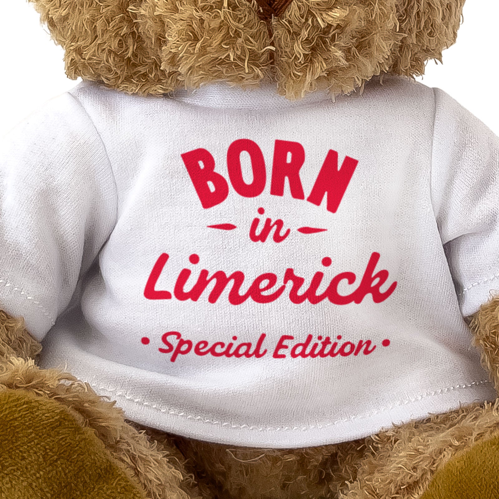 BORN IN LIMERICK (SPECIAL EDITION) - Teddy Bear - Cute - Ireland Gift Present
