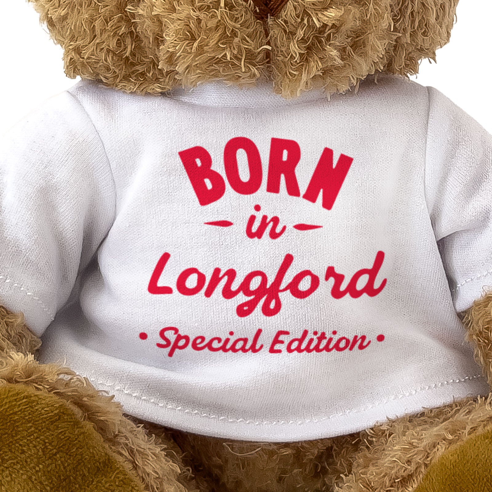 BORN IN LONGFORD (SPECIAL EDITION) - Teddy Bear - Cute - Ireland Gift Present